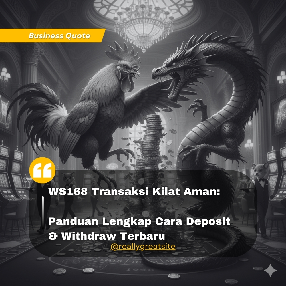 WS168 Transaksi Kilat Aman: Panduan Lengkap Cara Deposit & Withdraw Terbaru