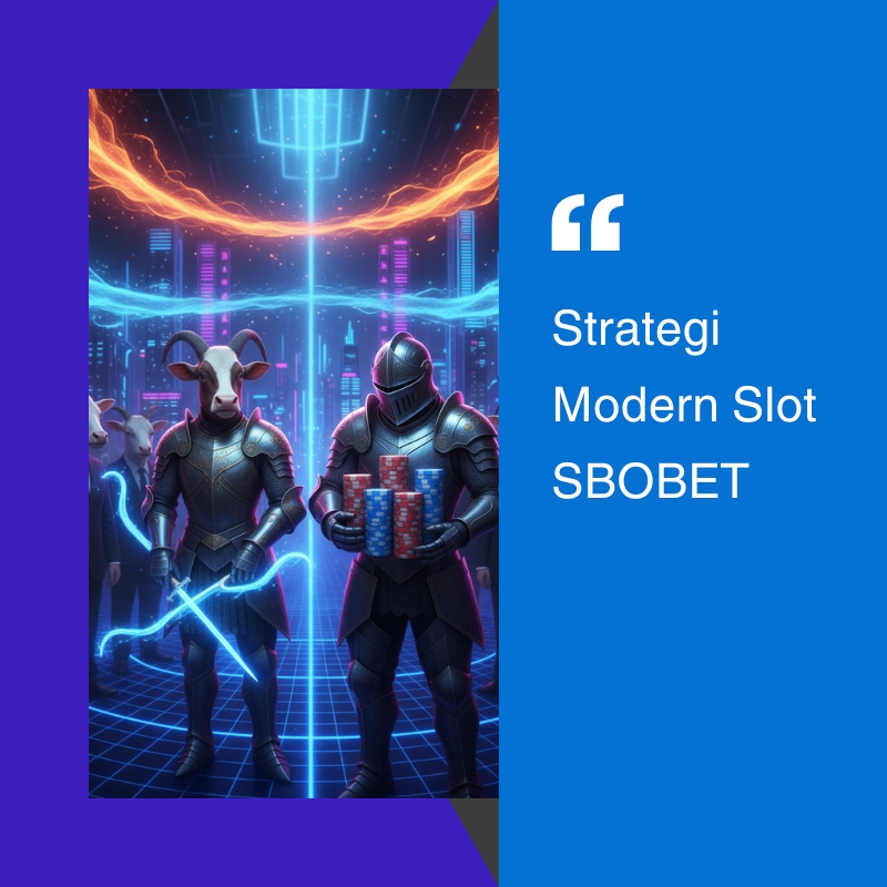 Strategi Modern Slot SBOBET